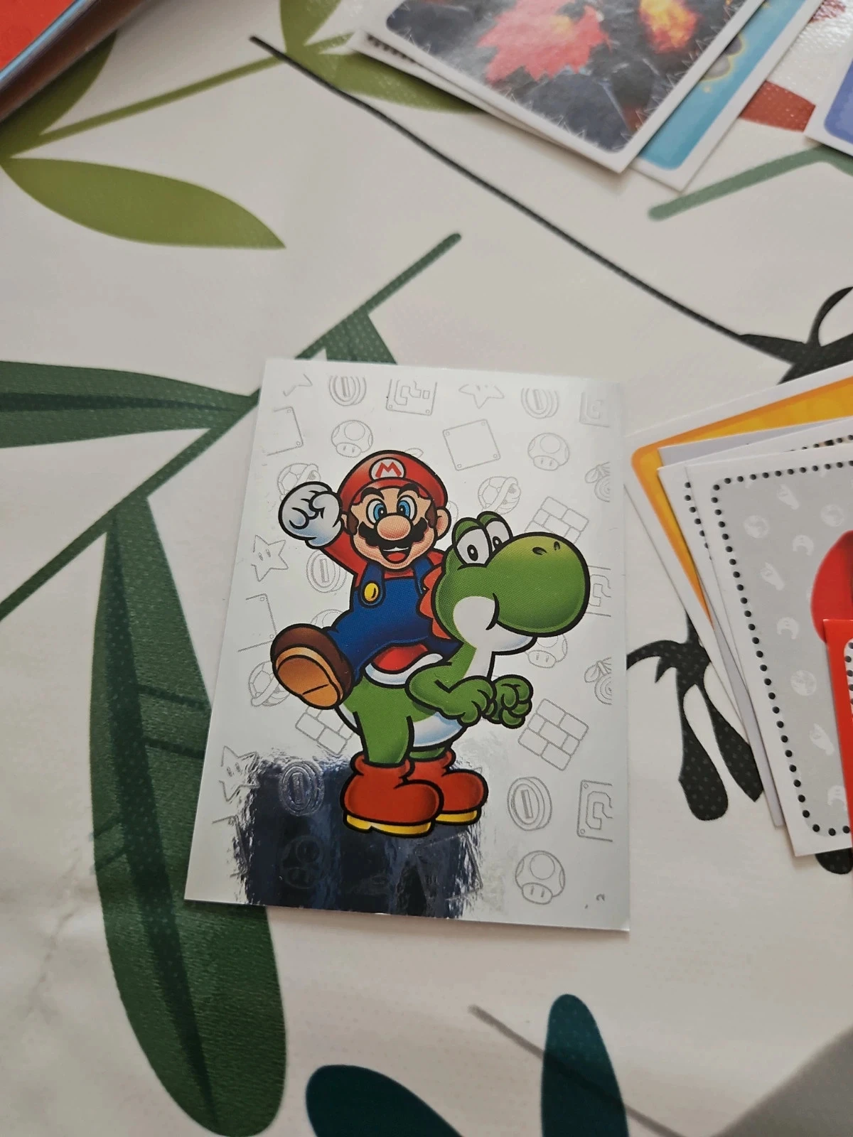 Lot 82 stickers en Mario Panini-kaarten – photo 5